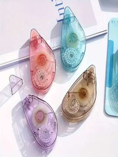 6PCS Silent Correction Tape, Large Capacity White Out Tape, Smooth Rewriting Correction Tape For Students, Noiseless & Durable Design, Easy To Use & Portable, High-Quality Film Not Easy To Break, Strong Adhesion, Clean & Tidy Modification, Perfect For School Study, Homework, Office Documents & Daily Use