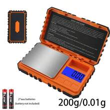 0.01g High Precision Electronic Scale 200g, Mini Jewelry Scale, Portable Pocket Scale, 2*AAA Batteries (Not Included) - Multicolor - View 8