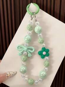 1个时尚优雅蝴蝶钥匙扣 | 亚克力和铁材质，非常适合挂在女士包包上、车钥匙上，也是节日礼物的理想之选 - 彩色 - 查看 3