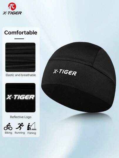 X-TIGER Ter Emici Kafatası Desenli Bandana Başlık, Unisex Spor Bisiklet Başörtüsü Astarı, Koşu, Yürüyüş, Spor, Bisiklet, Plaj İçin Uygundur