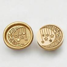 1 đầu đóng dấu bằng đồng thau (không bao gồm cán), các họa tiết bao gồm hình trái tim, động vật (mèo, ngựa, chó, ong, côn trùng), sao, trăng, thích hợp để đóng dấu lên thiệp mời cưới, phong bì và bao bì quà tặng. - mảnh đơn - Xem 27