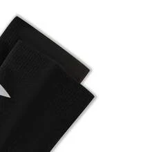 LI-NING Unisex Performance Running Quarter Socks Breathable, Moisture-Wicking Mid-Calf Athletic Socks AWSW089 - Black - View 8