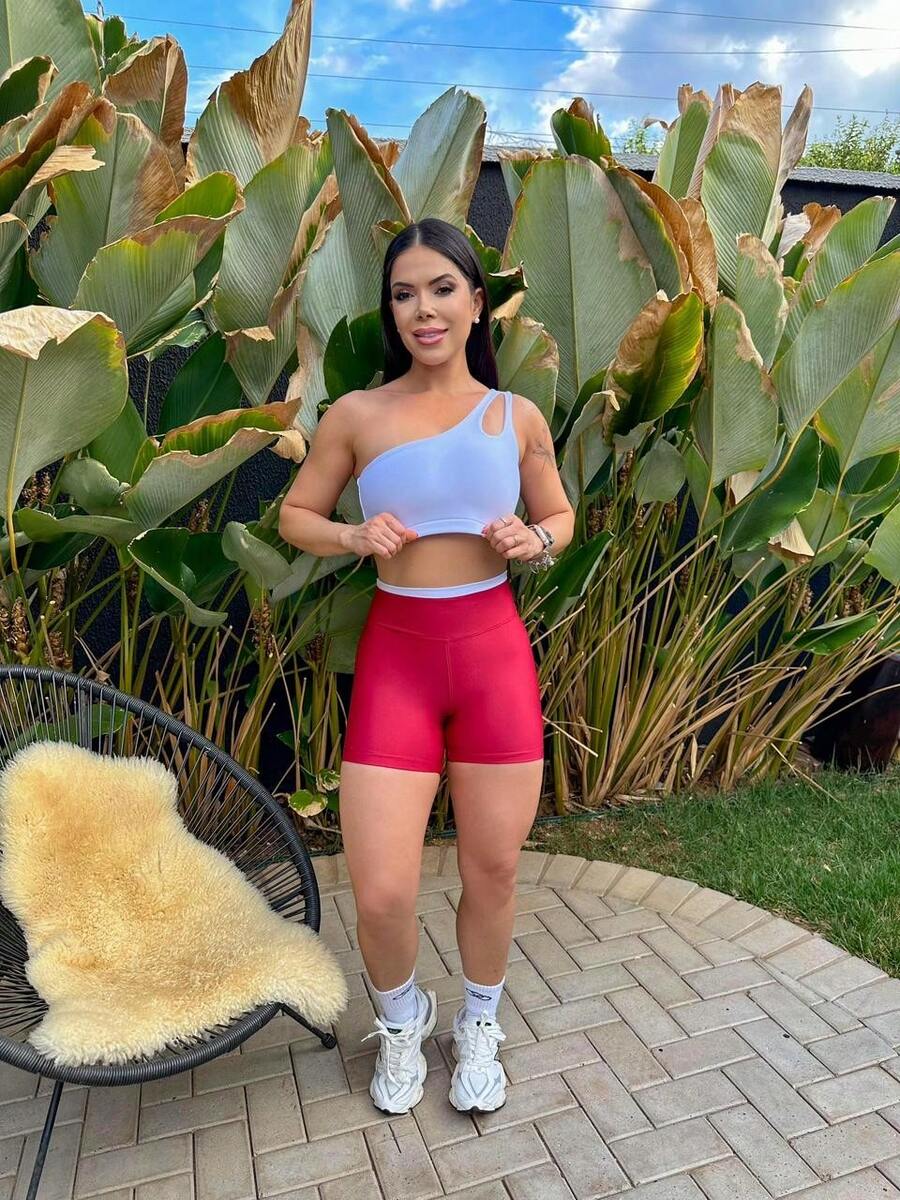 CONJUNTO FITNESS FEMININO - BICOLOR SUPLEX PREMIUM 350G | TOP + SHORTS - NÃO FICA TRANSPARENTE