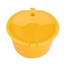 Paquete de 5 filtros reutilizables para cápsulas de café - PP alimentario y acero inoxidable 304, recargables y respetuosos con el medio ambiente (amarillo), accesorios para el servicio de café - Ver 6