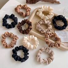 5个极简发圈 - 新款肠形发圈 - 布艺肠形发圈 - 成人马尾辫发圈，高品质发圈 - 彩色 - 查看 8