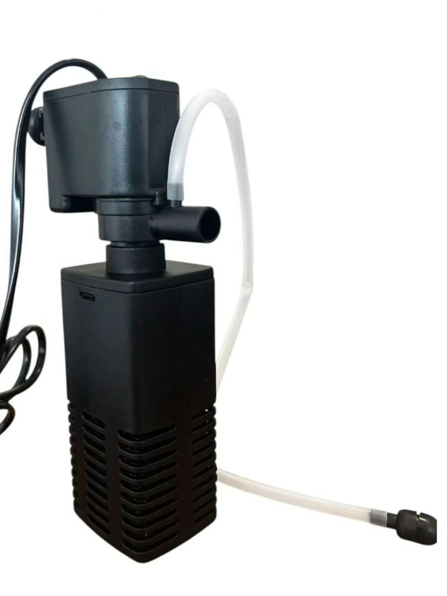 FILTRO BOMBA INTERNO SUBMERSO COM BOMBA AERADOR DE OXIGENIO 400L/H PARA AQUÁRIOS ATÉ 40 LITROS PUMP - Entrada do Brasil (220V) - View 1