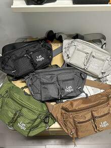 1pc Casual Outdoor Hiking Waist Bag, Lightweight Chest Pack, Unisex Mountaineering Gear Crossbody Shoulder Bag - Multicolor - View 8