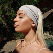 1pc New Lace Headband, Versatile Daily Wear, Suitable For Cancer Patients, Elastic Chemo Headwrap Beanie - Multicolor - View 3