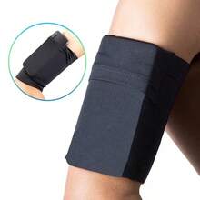 1pc Arm Phone Holder Bag For Running, Fitness, Compatible With IPhone 15/14/13/12/11 Pro Max/XS/XR/X/8/7/6 Plus/SE/Mini, Galaxy Ultra Edge/S24/S23/S22/S21/S20/Note 20/10, With Storage Pouch & Armband, Ideal For Outdoor Sports, Hiking, Cycling, Running, Black - Black - View 12