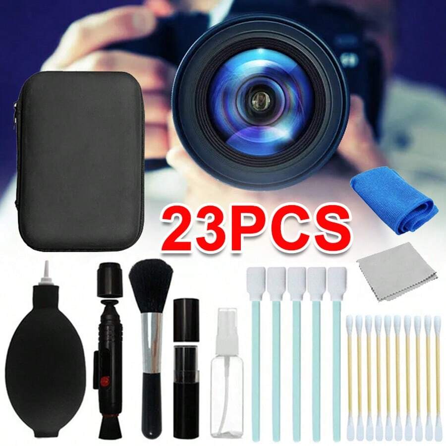 Professional DSLR Camera Cleaning Kit 23-In-1 Camera Cleaner Set For Sensor Lens - View 1