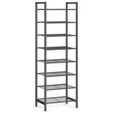 Shoe RackNarrow Shoe Rack Sturdy 8 Tier Metal Tall Shoe Rack Shelf Slim Shoe Storage Organizer For Closet Entryway Small Spaces Vertical Shoe Stand Tower For 18 Pairs Shoes Easy Assembly Black - Black - View 7