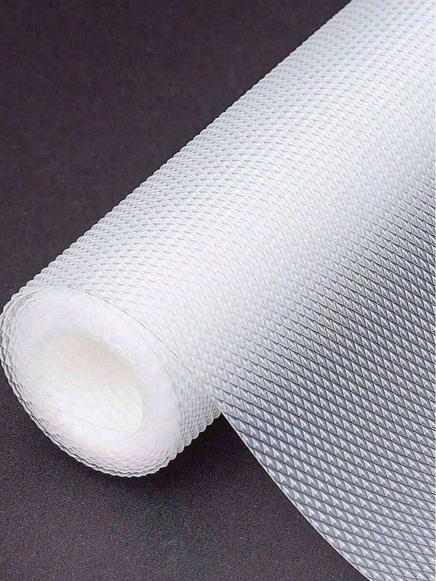 1 Rollo de Tapete Transparente Impermeable, Adecuado para Ventanas de Exhibición y Gabinetes Antideslizante, Armarios y Cajones a Prueba de Humedad, Hecho de Material EVA Plegable, con Adhesivo Fácil de Instalar, Simple y Conveniente - diamante - Ver 1