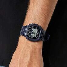 Casio W-218H Purple Retro Square Digital Watch 50M Waterproof LED Light Multifunctional Student Sports Wristwatch - one-size - View 3