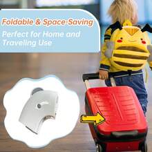 Foldable Portable Baby Potty Training Seat, Non-Slip Silicone Pad, Unisex Child Toilet Trainer, Built-In Strap Design, Children Gift - Multicolor - View 6