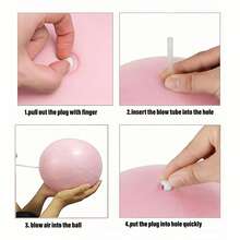 1 件粉色防爆迷你普拉提健身球，25 厘米小型瑜伽球，适用于核心力量训练、健身、瑜伽、产后康复、健身房锻炼、女性健身器材 - 粉色 - 查看 5