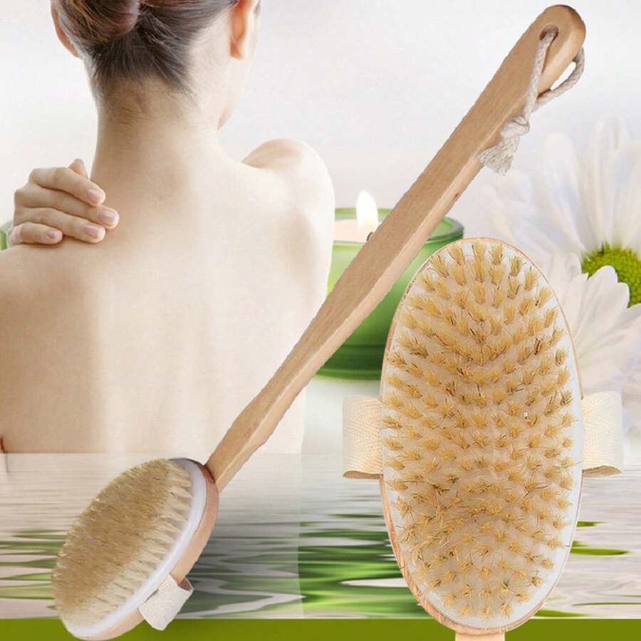 1PC Xyloid Bath Brush Long Handle Detachable Bristle Shower Massage Brush For Body Cleaning - View 1