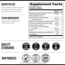 Botanical Supplement Capsules With Berberine, Green Tea & Curcumin | Daily Wellness Capsule Blend | 90 Count Bottle (1 Bottle) - 1 Bottle - 查看 7