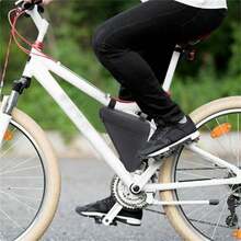 防水自行车前梁包，三角包骑行装备自行车前挂包 - 黑色 - 查看 6