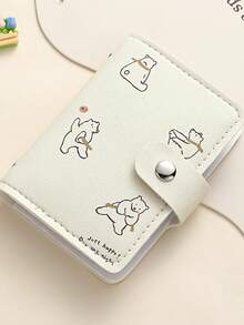 1 PC New Cute Compact Girl's Card Holder, Large Capacity Multi-Card Slot Card Case, Driver's License Holder, Student Coin Purse - Multicolor - View 10