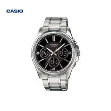 Casio MTP-1375 Business Three-Eye Quartz Men's Watch 50M Waterproof Stainless Steel/Leather Strap Minimalist Light Business Men's Wristwatch - one-size - View 6