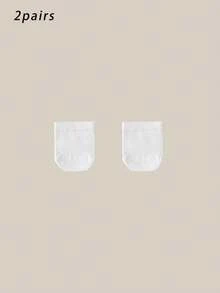 2/5/6双装女士多色半掌按摩底纯棉袜，情侣袜，亲子款，高弹力，抗菌除臭，柔软舒适，四季皆宜，透气针织面料，简约设计，居家、通勤、聚会、休闲旅行、节日礼物 - 彩色 - 查看 11