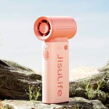JISULIFE Life9 Mini Portable Fan, 3600mAh Rechargeable, 5 Speed Turbo Air, Travel Essential, Vacation Essentials, Bridesmaid Gifts - Cầm tay - Xem 9