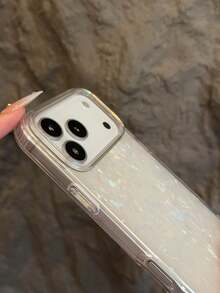 1pc Luxury Shell Pattern Laser Phone Case For IPhone12 13 14 15 16 17 Pro Max Plus IMD Shockproof Bumper Cases Cover - Color - View 7