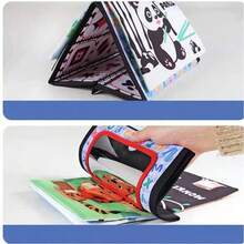 老虎图案婴儿忙碌板，早教学习板，培养宝宝 - 彩色 - 查看 7