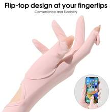 Sun Protective Anti UV Summer UV Protection Ice Sleeves Breathable Arm Sleeves For Driving Or Cycling Outdoor Sports With Extended Two-Finger Gloves - Multicolor - View 4