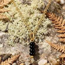 1件天然石珠吊坠项链 紫水晶虎眼石水晶 女士珠宝礼物 - 串珠吊墜項鍊 - 查看 20