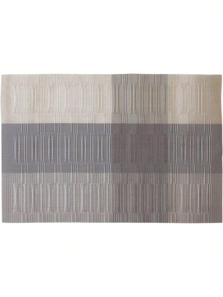 kit 4 peças LUGAR AMERICANO PVC x45x30cm BEGE - Bege - Visão 1
