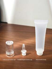 2/3pcs,Dripper Hose, Squeeze Sub Bottle, Travel Liquid Foundation Essence Lotion Sub Bottle, Portable Cosmetics Small Empty Tube - View 7