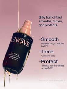 Unove Silky Repair Hair Oil (70ml / 2.4 Fl Oz). Deeply Repairs Damaged Hair, Fills In Cuticle Damage, Improves Dryness And Split Ends, Enhances Shine And Softness. Lightweight, Non-Greasy Formula With A Long-Lasting Fresh Floral-Fruity Musk Scent. Hair Care Oil For Women. - Hair Oil - View 8