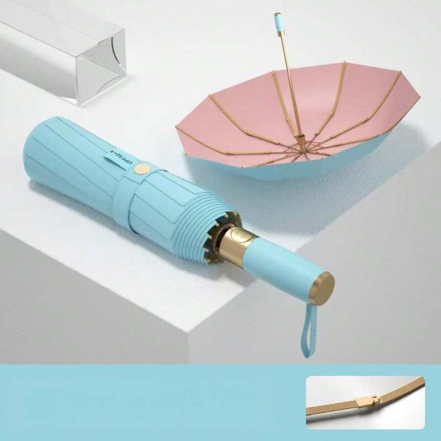 Umbrellas And Rain Hat Umbrellas - Azul - View 1