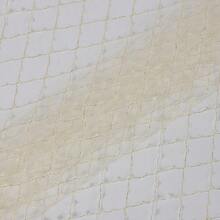 1pc Shimmery Gold Thread Hollow Mesh Fabric, Elegant Glittery Sheer Dress Design Sewing Fabric - Multicolor - View 42