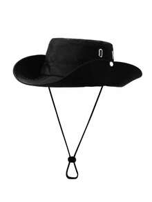 1pc Solid Color Sun Hat, Casual Outdoor Fishing Hat, Suitable For Travel, Hiking, Fishing, Sun Protection, Daily Use,Summer,Beach - Style O - View 20