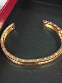 1pc Minimalist Letter Open Cuff Bracelet For Women, Fashion Simple Daily Wear Jewelry - Open Bracelet - View 3