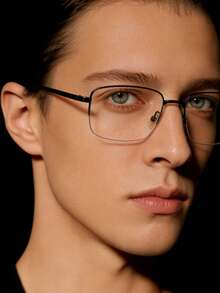 Ultra Light Frameless Glasses, Exclusive To High-End Individuals, Fashionable High-Definition Resin Super Tough Lenses, Flat Lenses, Suitable For Commuting, Office, Entertainment, And Daily Wearing Of Mobile Phones And Gifts - Multicolor - View 3