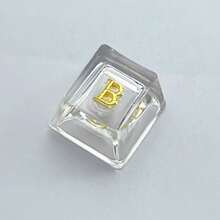 1个金属字母键帽，游戏键帽 ASDW，适用于交叉轴机械键盘 - 采用 ABS 树脂材质，商务风格，OEM 级品质 - 查看 5