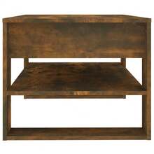 Coffee Table Smoked Oak 102x55x45 Cm Engineered Wood - Brown - View 4