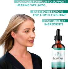 Echo Free Ear Wellness Drops | Liquid Ear Support Supplement | Daily Ear Health Formula | 2 Oz (2 Bottles) - 2 瓶 - 查看 2