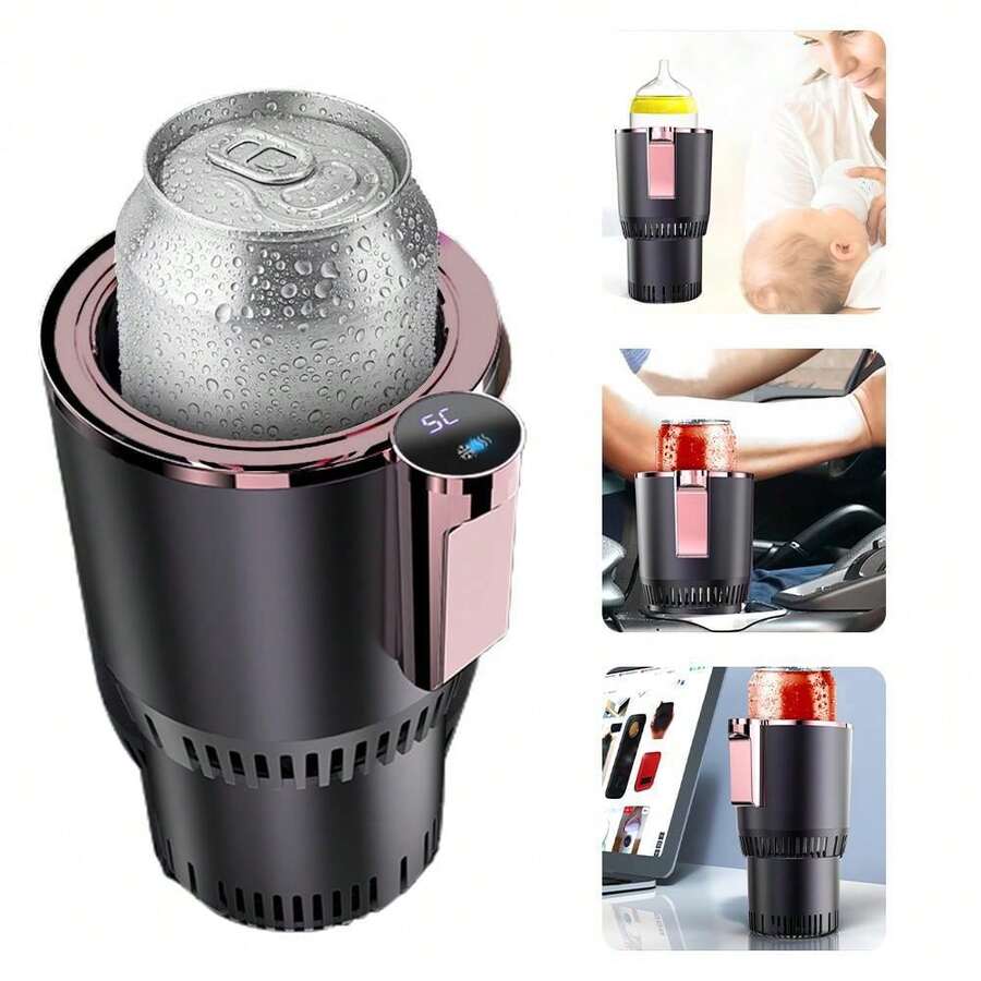Cooler de coche caliente taza auto coche refrigeración y calefacción taza refrigerador de coche práctico - A - Ver 1