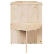 Coffee Table Natural 50 X 40 X 50 Cm Solid Pine Wood - Brown - View 6