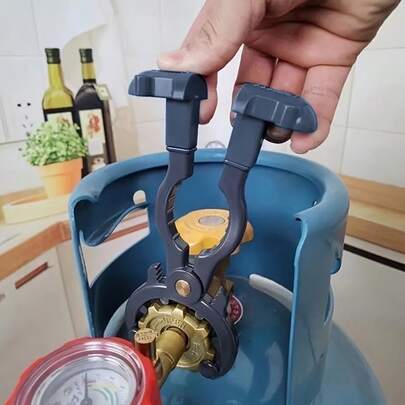 1/2pcs 3-In-1 Valve Wrench And Bottle Opener - Adjustable Ratchet Mechanism, Bottle Opener, Tank Valve Adjuster, Comfortable Grip Design, Elegant Tool Appearance, Precise Ratchet Mechanism