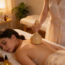 SilvaLex Wooden Massage Tool, Full Body Massager, Hand Massager, Leg Massager, Shoulder Massager, Shoulder & Neck Massage Tool, Face Massager, Back Massager, Waist Massager, Suitable For Home Use, Can Be Given As Holiday Gifts To Family, Friends, Classmates, And Parents - Beige - View 6