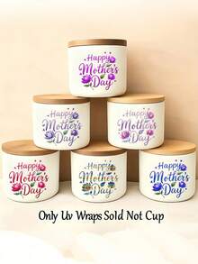 Bộ 1-12 miếng dán cốc in hình hoa nhiều màu sắc chủ đề Ngày của Mẹ, dán lên cốc thủy tinh mỏng, chất liệu UV DTF, độ bám dính cao, chất lượng tốt, thích hợp cho việc tự làm đồ thủ công mỹ nghệ, dán lên cốc, tường, cửa sổ, chai lọ, laptop, ốp điện thoại, các bề mặt nhẵn và các vật dụng thủ công khác. Chúc mừng Ngày của Mẹ! - nhiều màu - Xem 9