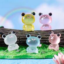 10/30/50个装迷你树脂动物青蛙夜灯，用于缓解焦虑和集中注意力，是生日礼物、派对礼物、最佳礼物、节日礼物、袜子礼物、派对礼物和恶作剧游戏的完美选择！ - 彩色 - 查看 5