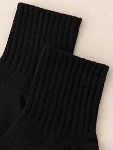 1/6/10/20 Pasang Kaos Kaki Pendek Olahraga Unisex Motif Putih untuk Wanita dan Pria, Hadiah Liburan Musim Semi/Panas - MultiWarna - View 3