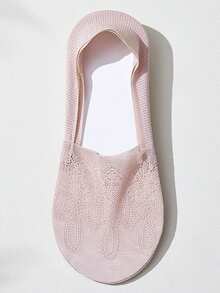 1/5 Pairs Women Lace Shallow Invisible Liner Socks, Non-Slip, Breathable Mesh Thin Socks - Multicolor - View 9