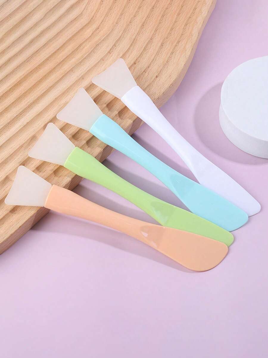 Bộ 10 cọ đắp mặt nạ silicon - Cọ và dụng cụ gạt mặt nạ silicon hai đầu mềm mại và dịu nhẹ - Không gây dị ứng, dễ vệ sinh, dụng cụ làm đẹp giúp thoa mặt nạ mịn màng, không mùi - Dụng cụ đắp mặt nạ